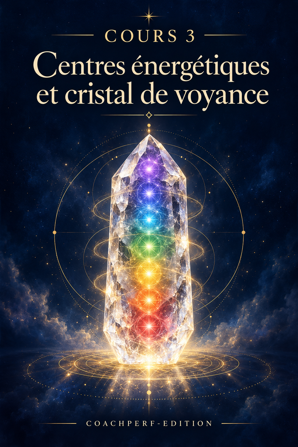 Cours 3 — Centres énergétiques, respiration et cristal
