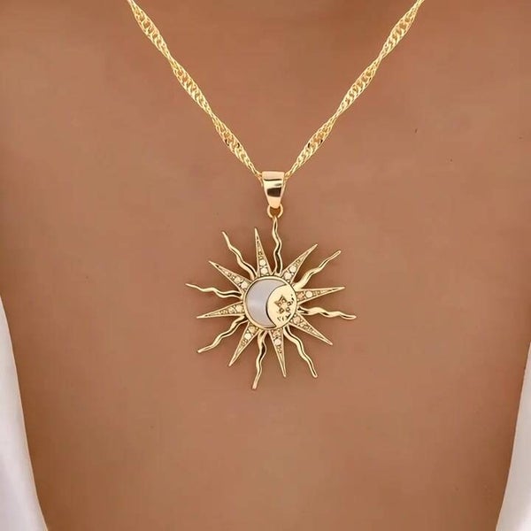 Pendentif Étoile en pierre de lune