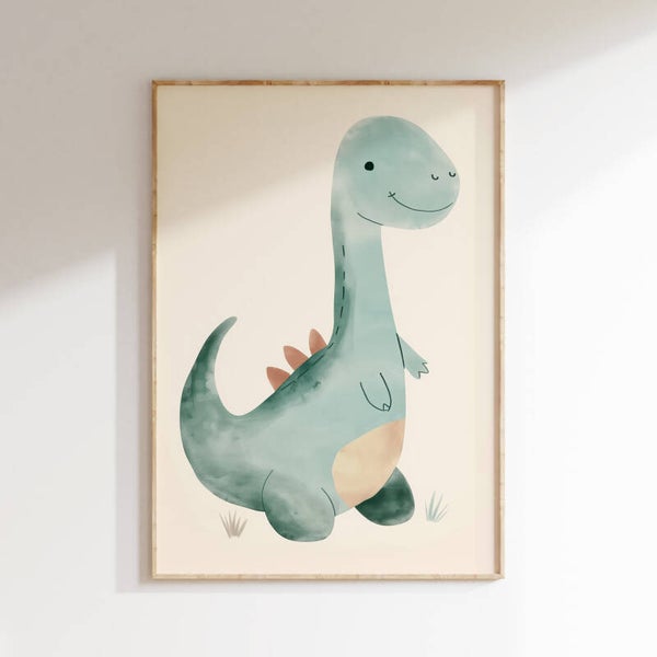 Kinderkamer print | Baby dino