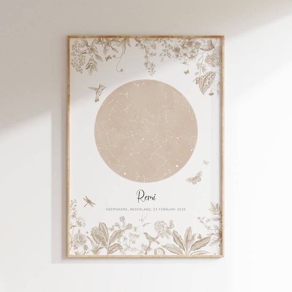 Poster sterrenhemel | BOTANICAL GARDEN