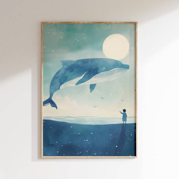 Kinderkamer print | Walrus