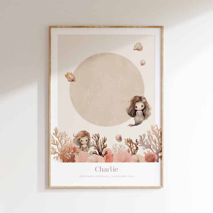 Poster sterrenhemel | LITTLE MERMAID