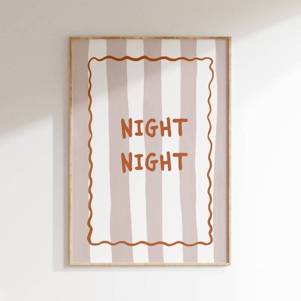 Kinderkamer print | Night night