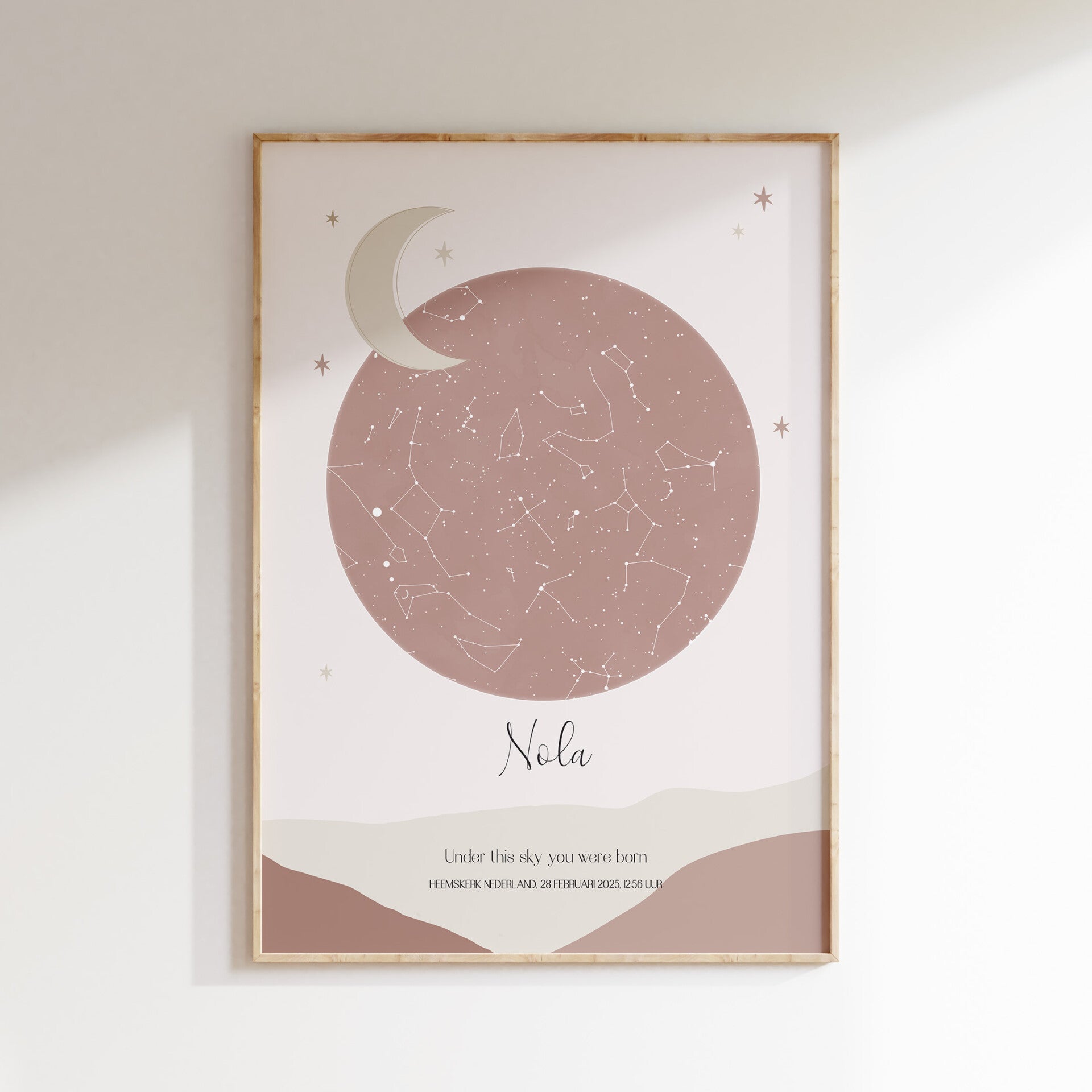 Poster sterrenhemel | PINK DAWN