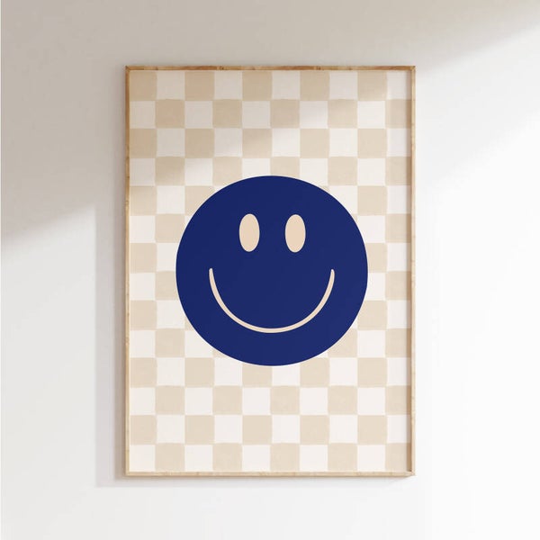 Smiley | blauw
