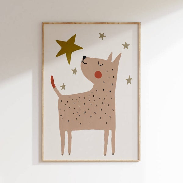Kinderkamer print | Under the stars