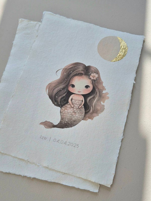 Maanstand poster -  Mermaid
