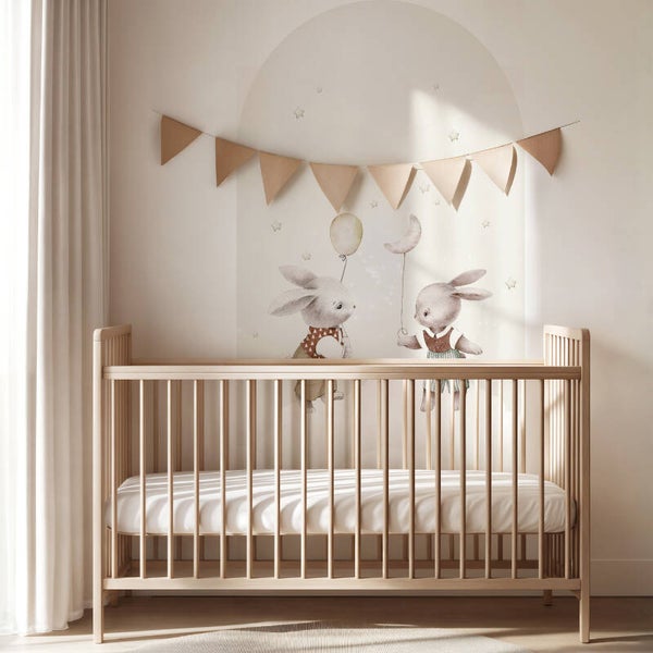 Behangboog - The night rabbits