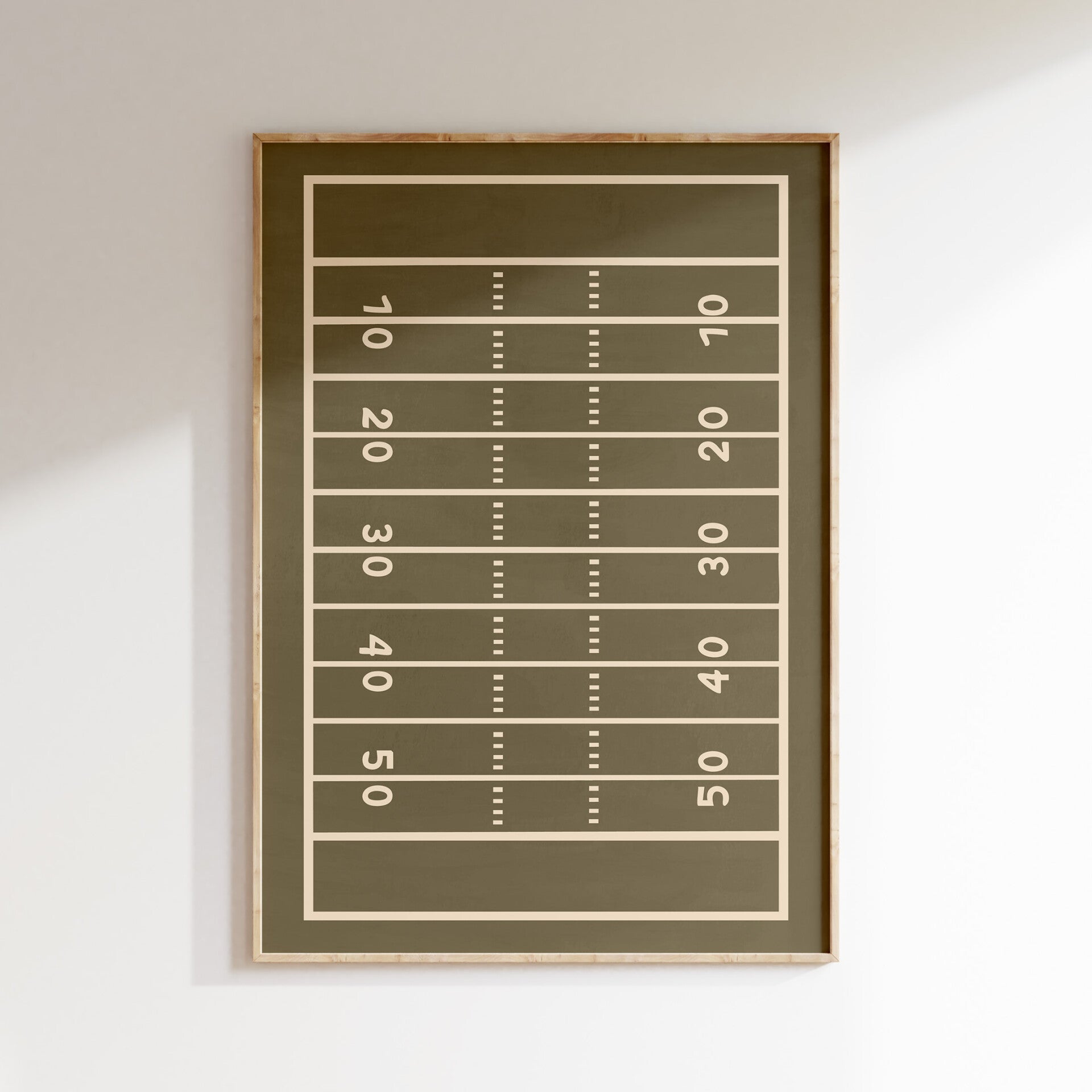 Kinderkamer print | American Football Veld