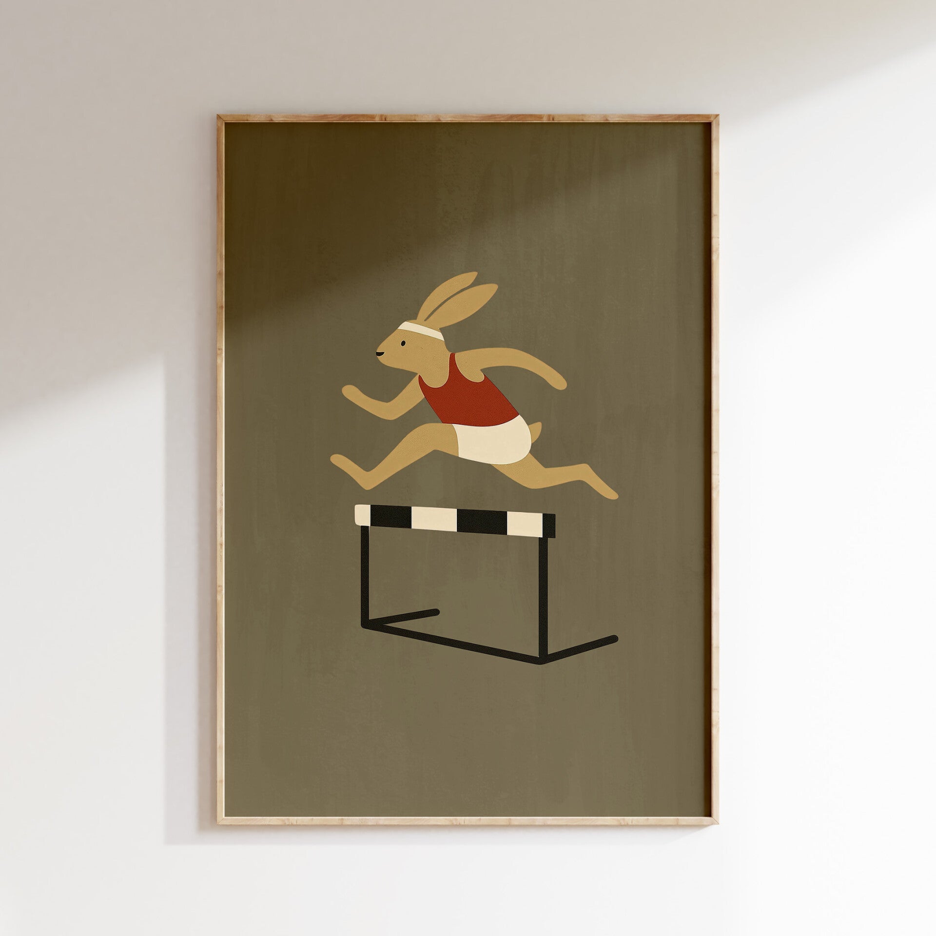 Kinderkamer print | Athletiek haas