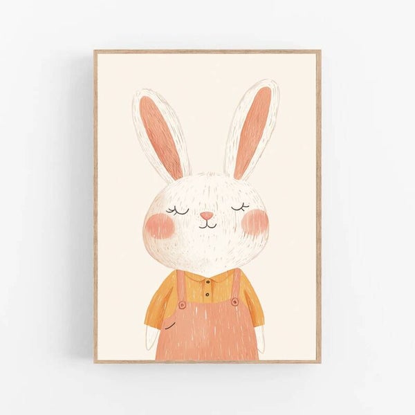 Kinderkamer print | Kor het Konijn