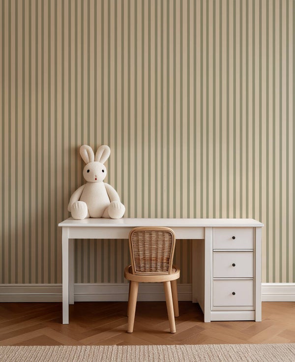 Behang - Stripes | sage