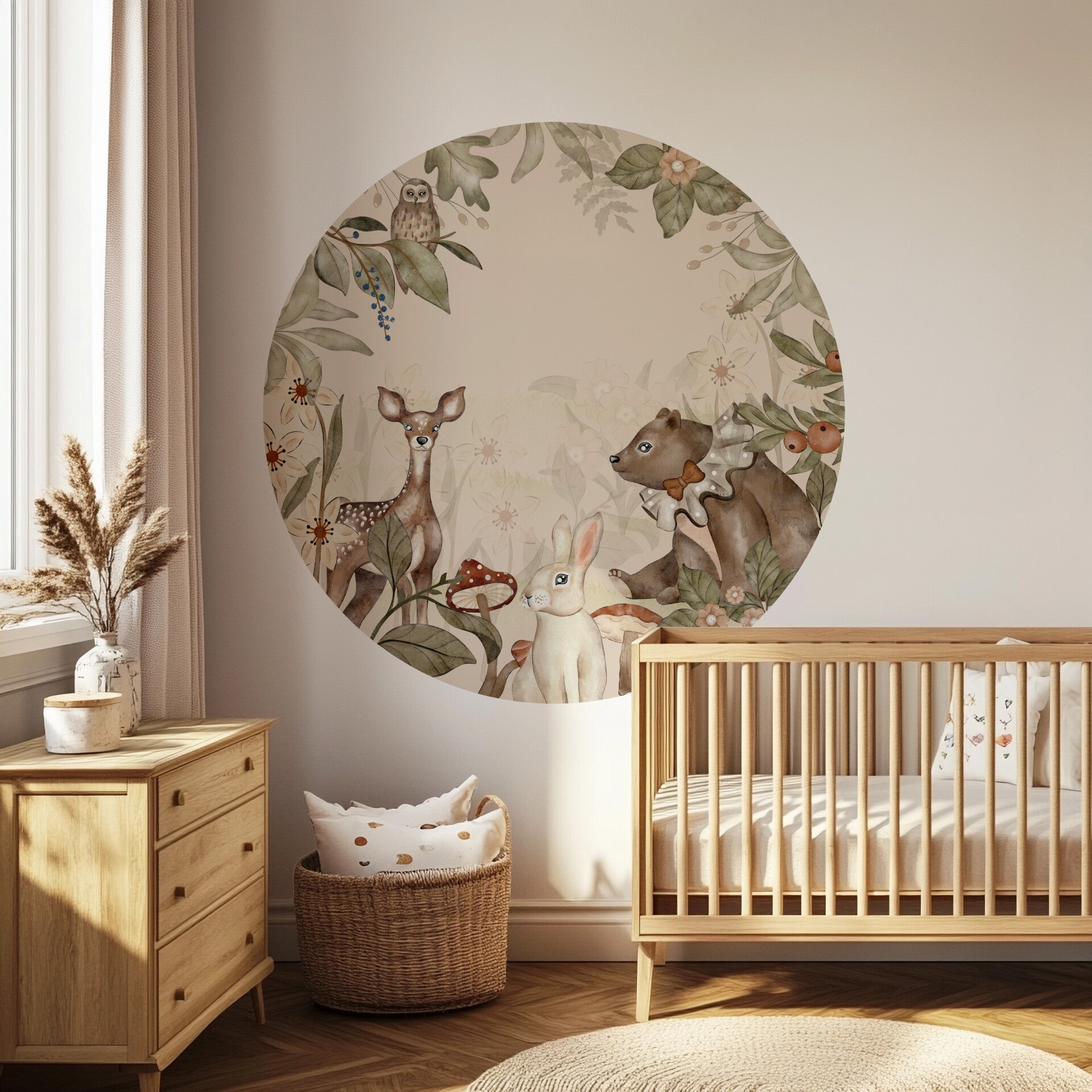 Behangcirkel - Autumn forest