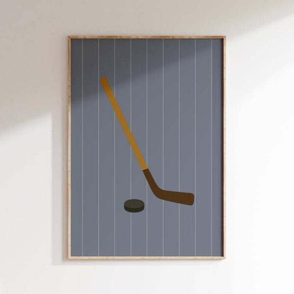 Kinderkamer print | Hockey stick