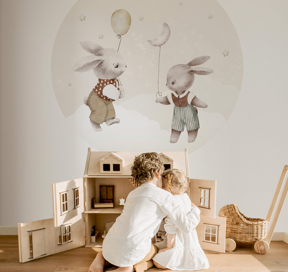 Behangcirkel - The Night Rabbits