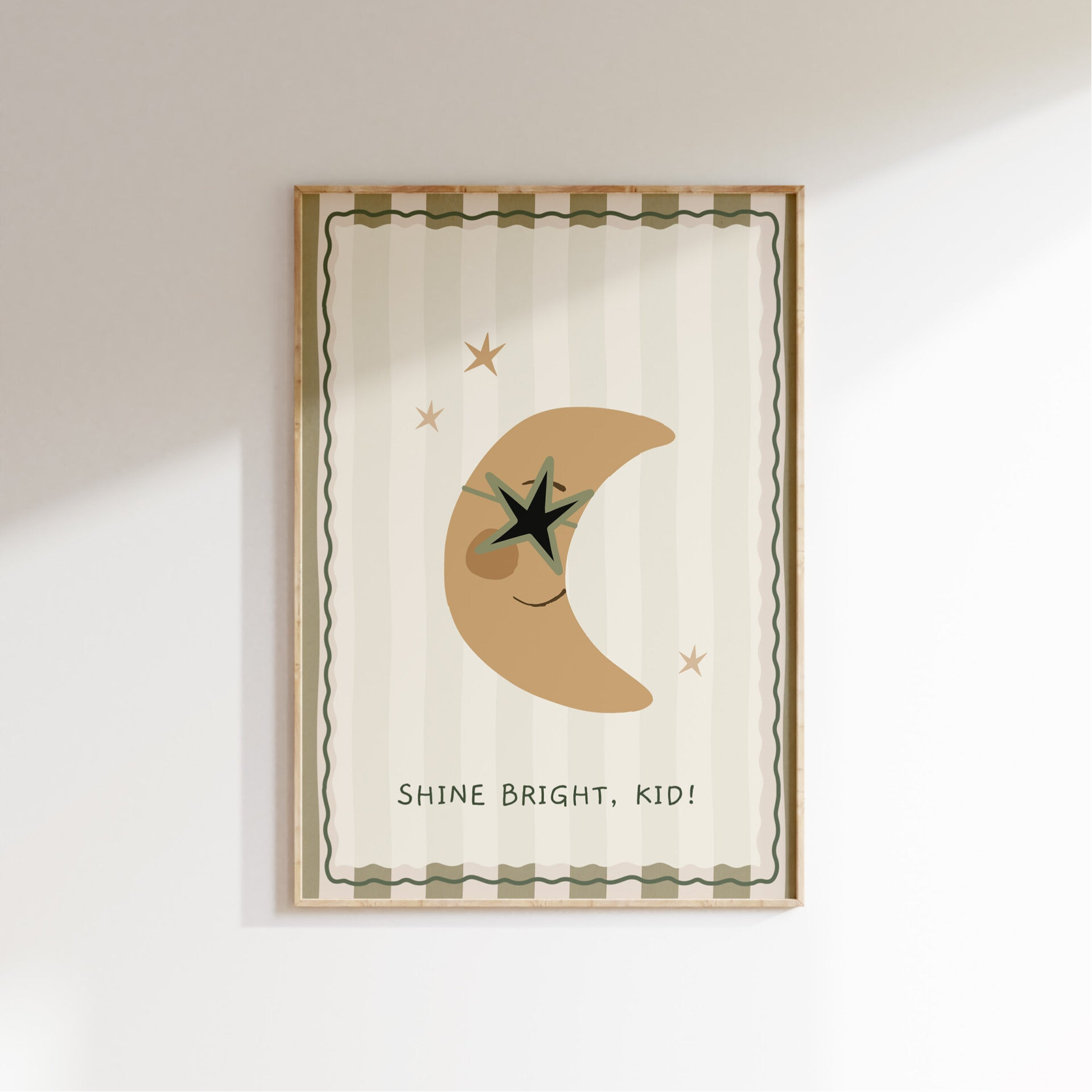 Kinderkamer print | Shine bright, kid