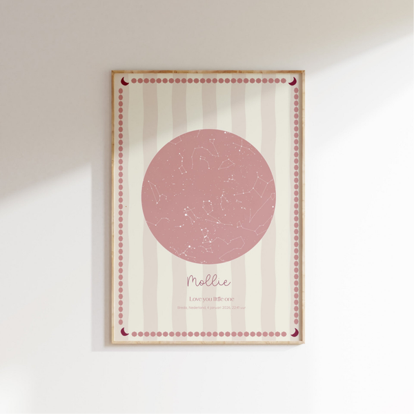 Poster sterrenhemel | ROSY SKY