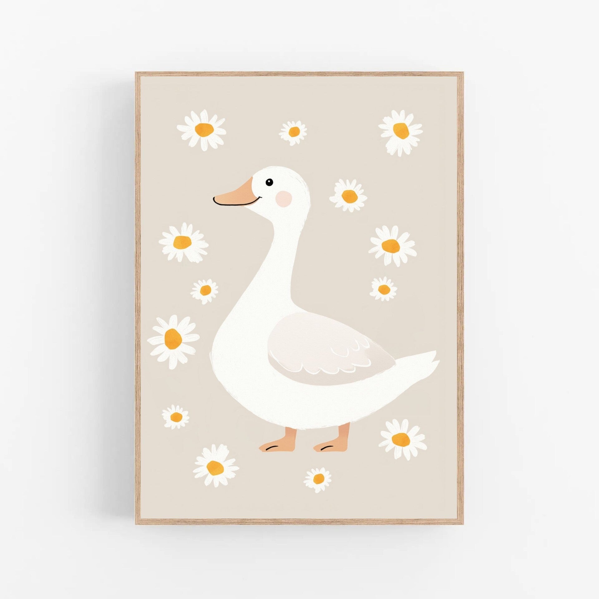 Kinderkamer print | Eendje