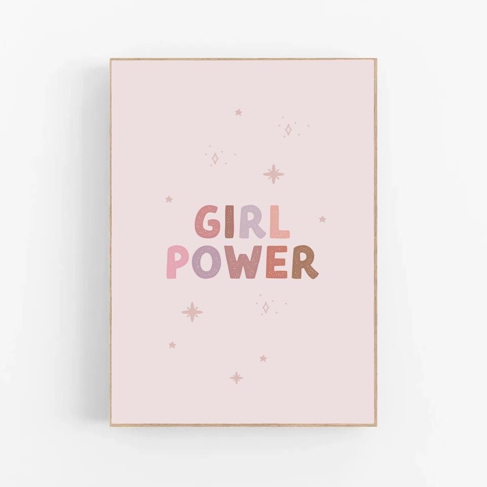 Kinderkamer print | Girl Power