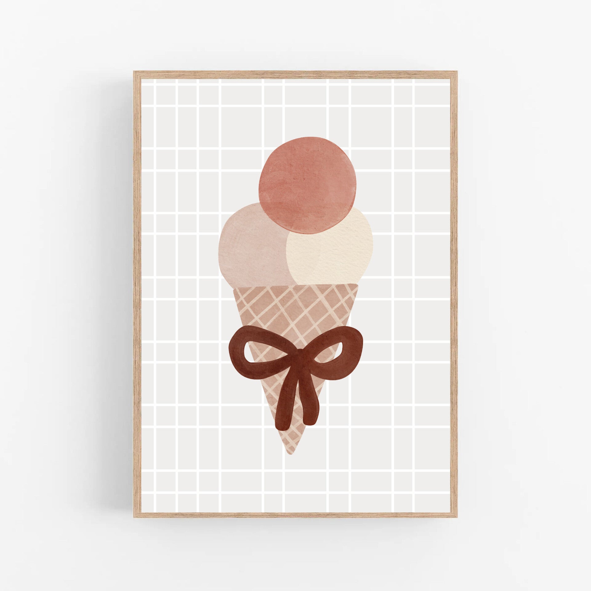 Kinderkamer print retro | Ijsje