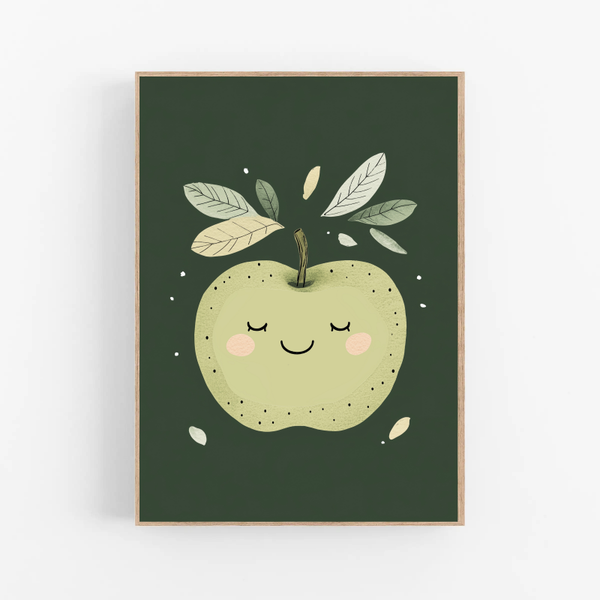 Kinderkamer print | Appeltje