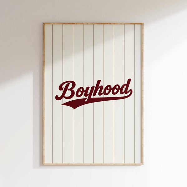 Kinderkamer print | Boyhood