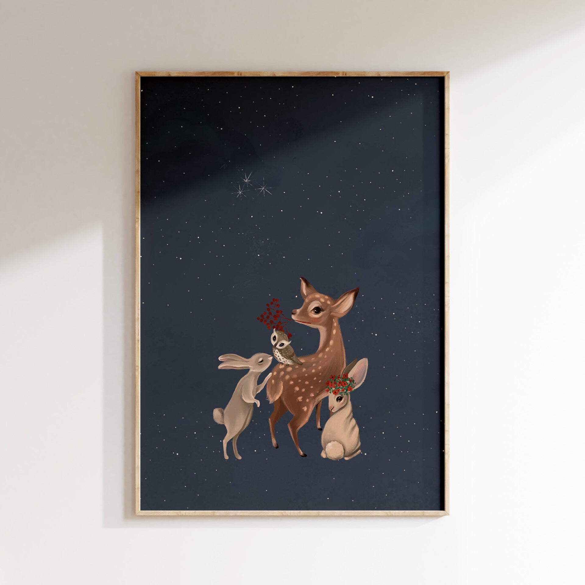 Forest friends - Enchanted Forest | blauw