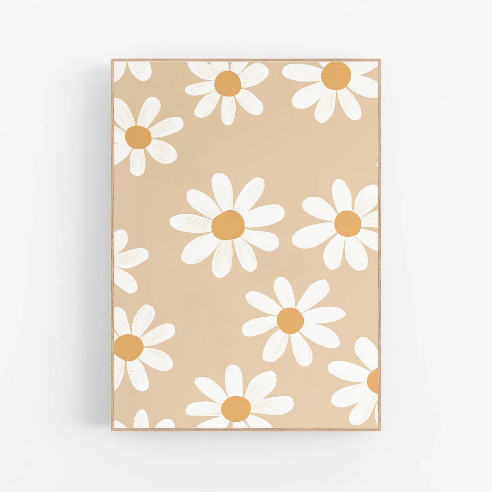 Kinderkamer print | Madeliefjes