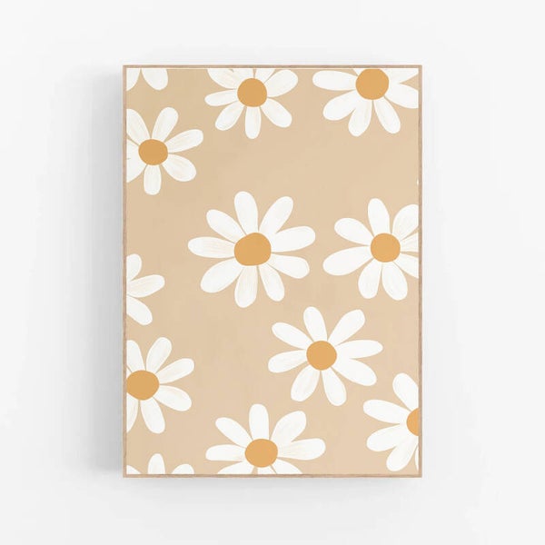 Kinderkamer print | Madeliefjes