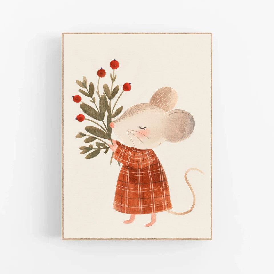 Kinderkamer print | Oma muis
