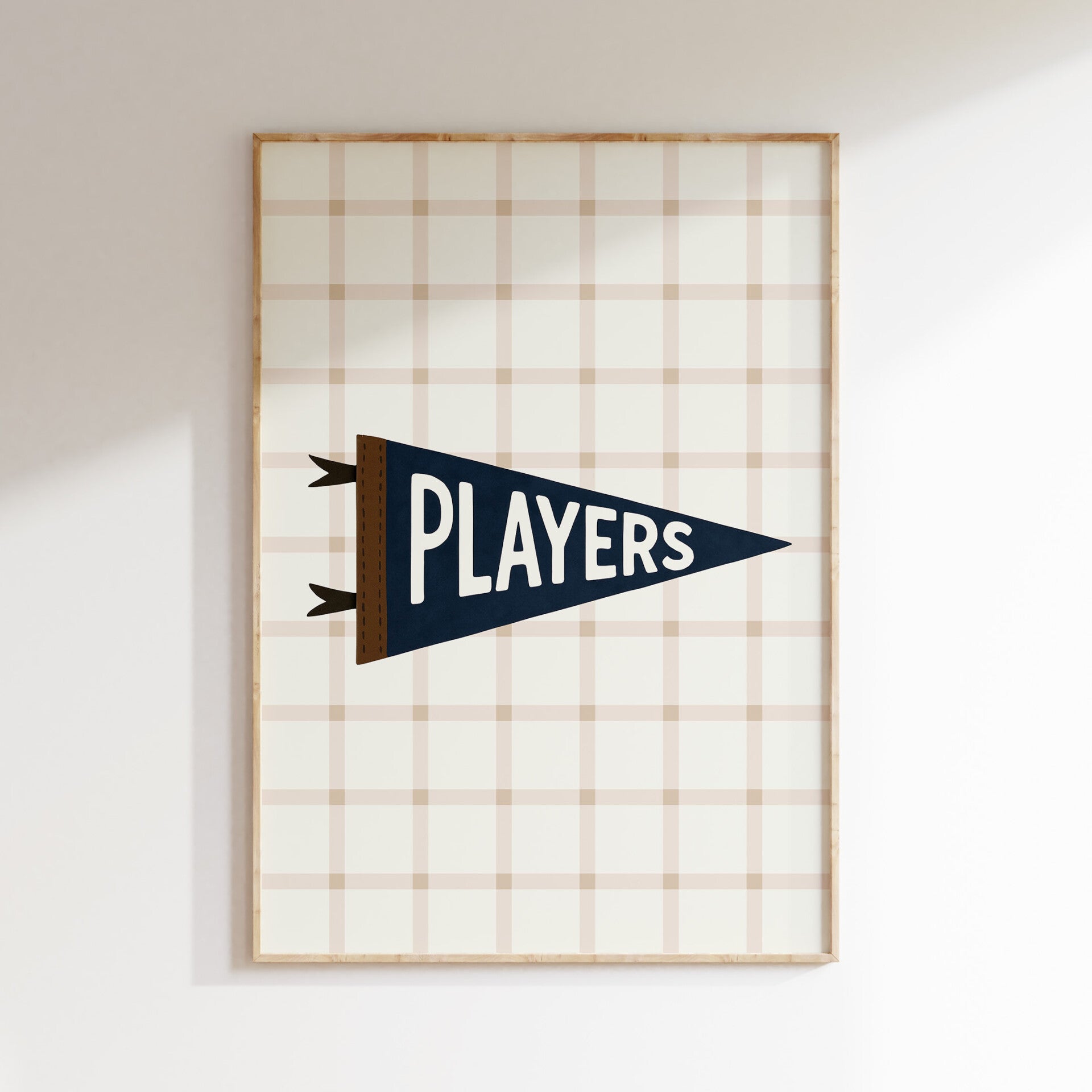 Kinderkamer print | Players Vlag