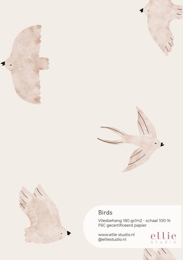 Behangstaal - Birds