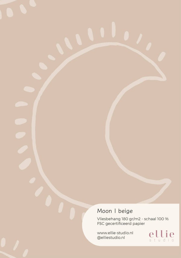 Behangstaal - Moon | beige