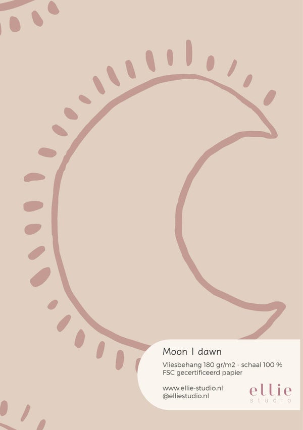 Behangstaal - Moon | dawn