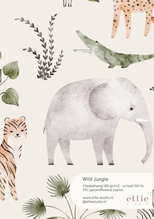 Behangstaal -  Wild jungle
