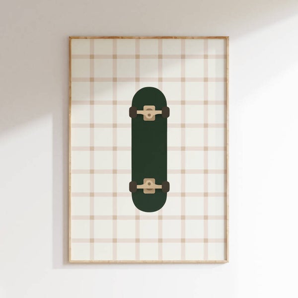 Kinderkamer print | Skateboard