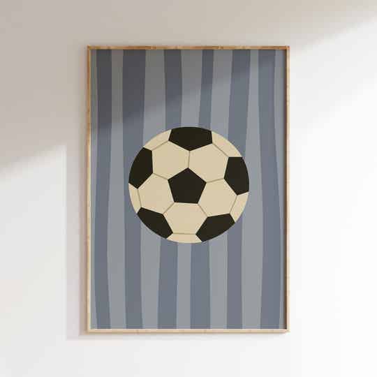 Kinderkamer print | Voetbal