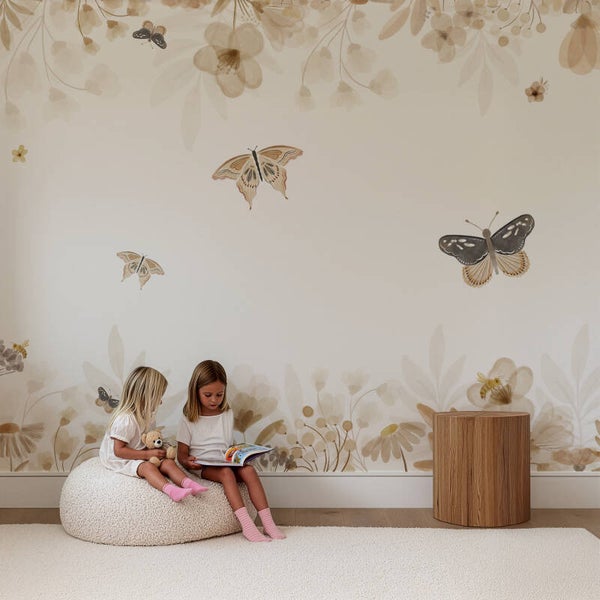 Behang Vintage field