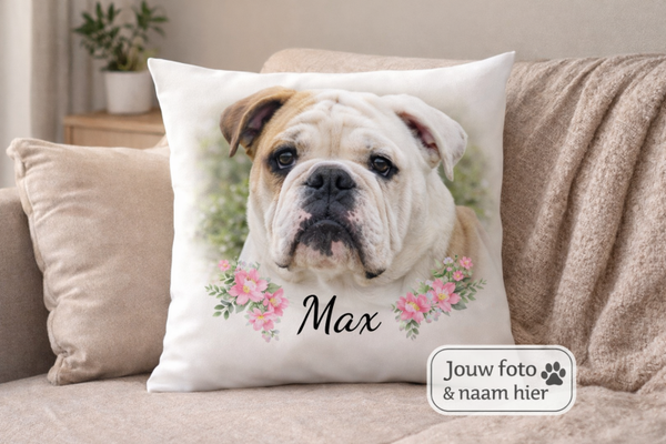 Gepersonaliseerde Kussensloop met Foto (30 x 30 cm)