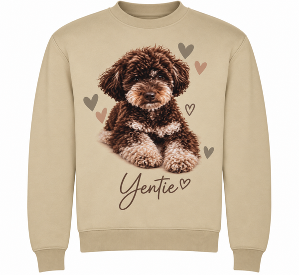Maak je eigen sweater met je eigen tekst of afbeelding