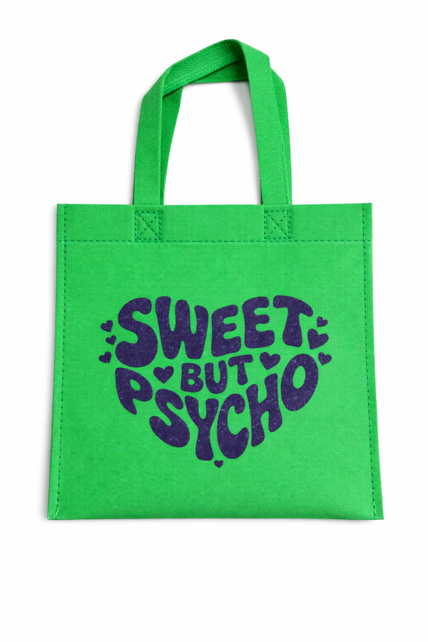 Mini Tote Bag met leuke tekst