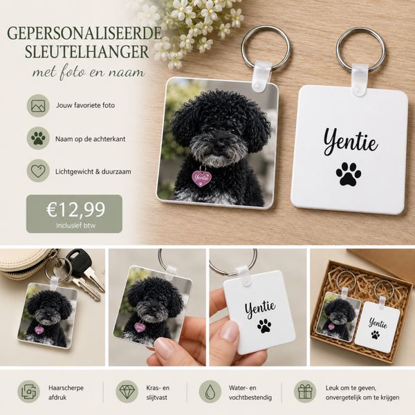 Gepersonaliseerde Sleutelhanger met Foto