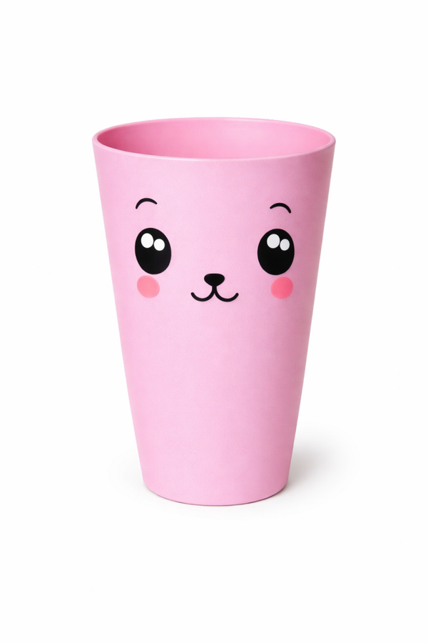 Schattige Kawaii Cutie Cup-open oogjes