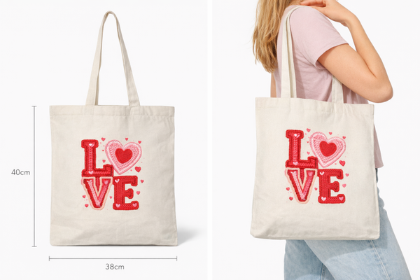 Tote Bag – 100% Katoen-LOVE