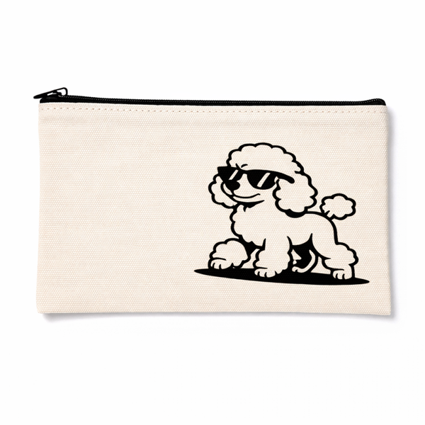 Toilettas/pennenzak met Hond & Kat – Personaliseerbaar