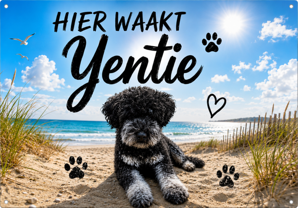 Hier waak ik – Gepersonaliseerd waakbord voor aan de poort