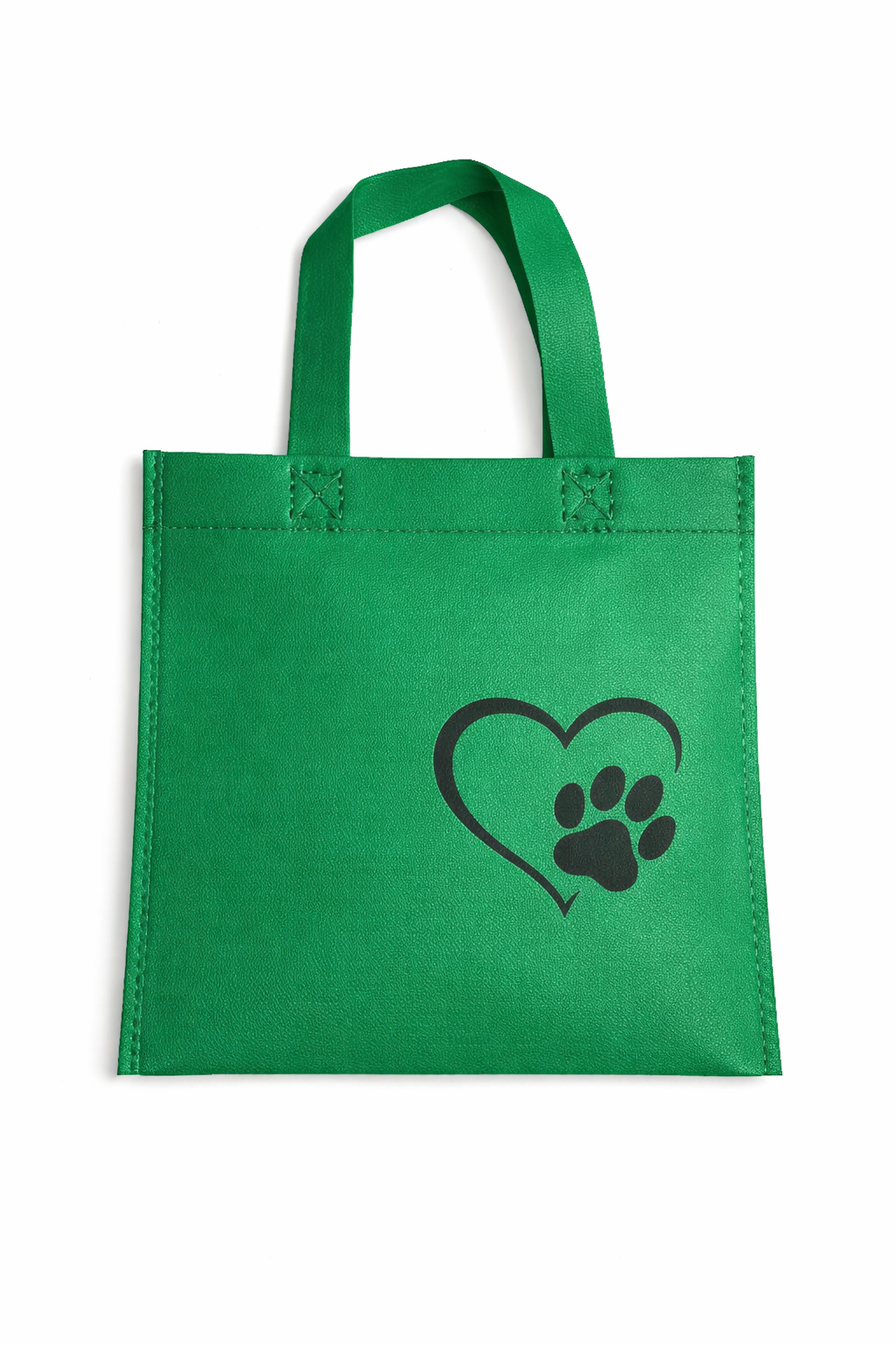 Mini Dog mom Tote Bag-hartjes & pootjes