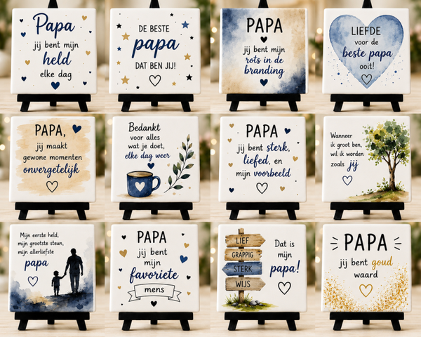 Tegeltje voor papa