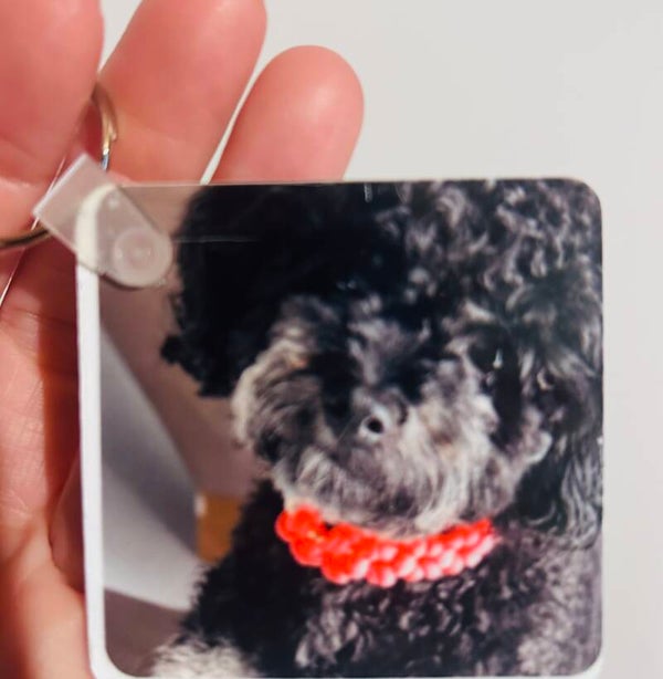 Gepersonaliseerde Sleutelhanger met Foto - aan 2 kanten bedrukt