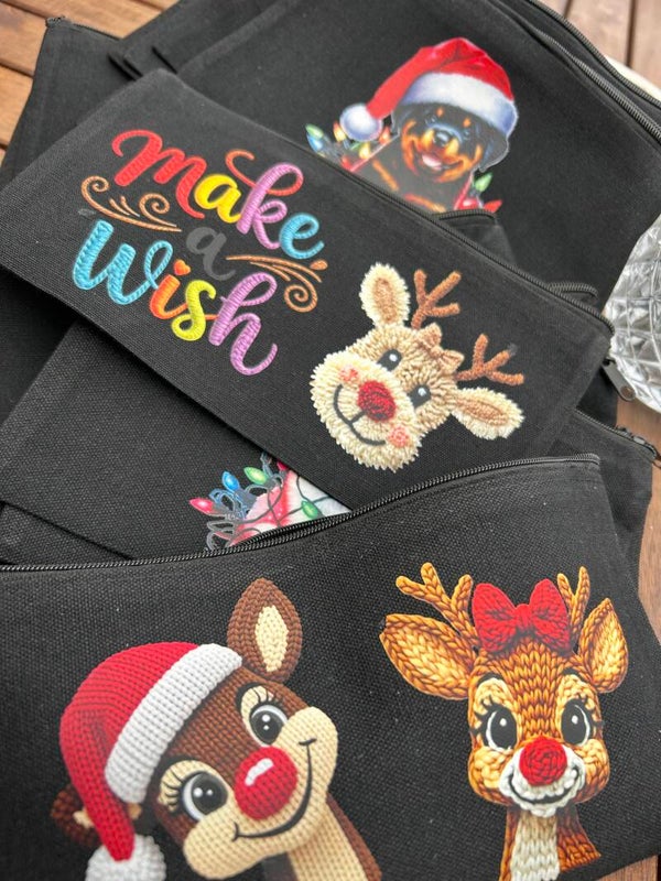 Kerst Pennenzak/ Make-up tasje